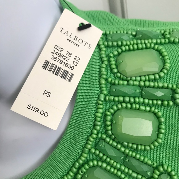NWT Talbots Petite Cardigan Sweater - Picture 5 of 7
